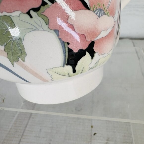 Sango Quadrille ANASTASIA  Andre Richard Floral Oriental 10oz Cups Mugs Set of 4 - Picture 15 of 16